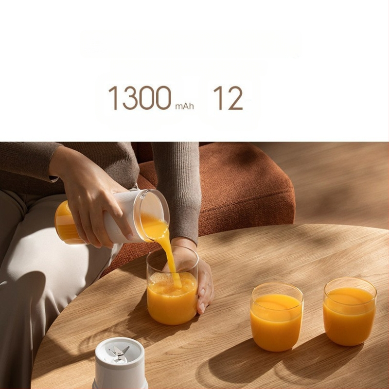 Xiaomi Mijia nešiojamas sulčių puodelis, 45W, 18001–20000 rpm, 400 ml, automatinis valymas