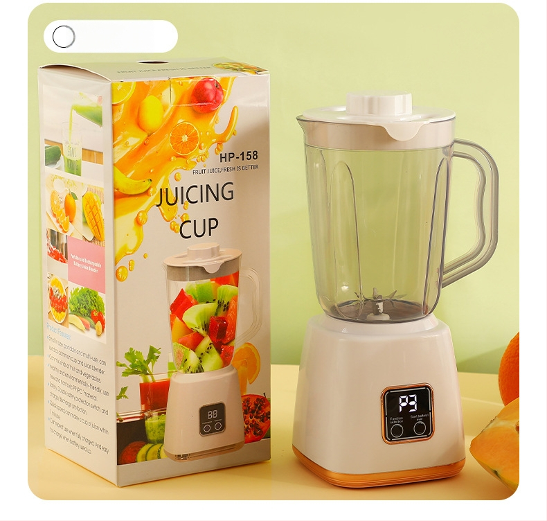 Guoxin nešiojama namų sulčiaspaudė – sultims spausti, greitis 12001–15000 rpm, talpa 801–1000 ml, iekšinis nerūdijančio plieno bakelis, įkraunama baterija