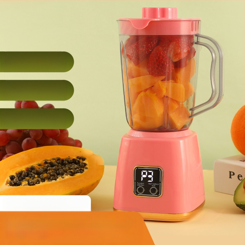 Guoxin nešiojama namų sulčiaspaudė – sultims spausti, greitis 12001–15000 rpm, talpa 801–1000 ml, iekšinis nerūdijančio plieno bakelis, įkraunama baterija