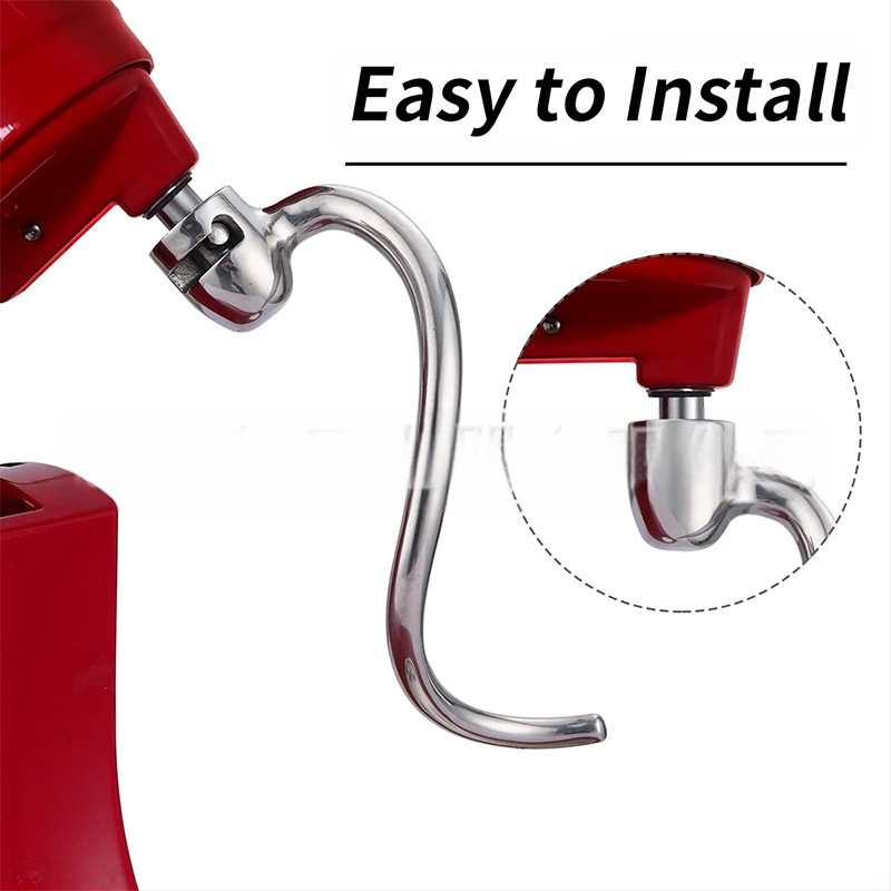 Дюза за тесто от неръждаема стомана за кухненски миксер KitchenAid – съвместим с Professional 5 Plus и серия 600