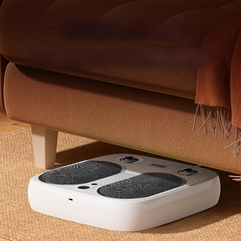 Massager za stopala s gnječenjem, zagrijavanjem i vibracijama (4 kontakti za masažu; model SU7; punjivo; ABS kućište; tehnike masaže: gnječenje, akupresija)