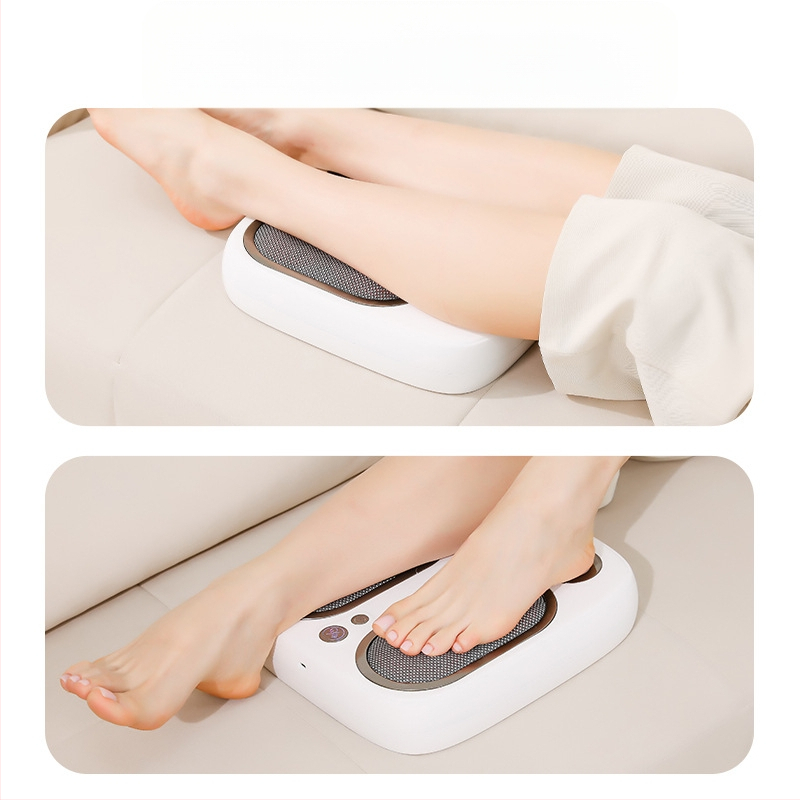 Massager za stopala s gnječenjem, zagrijavanjem i vibracijama (4 kontakti za masažu; model SU7; punjivo; ABS kućište; tehnike masaže: gnječenje, akupresija)