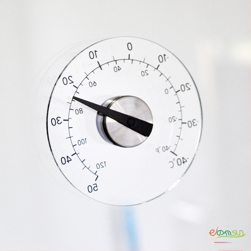 Termometru de sticlă pentru exterior, pentru uși și ferestre, impermeabil, temperatură pentru seră, model 9110D