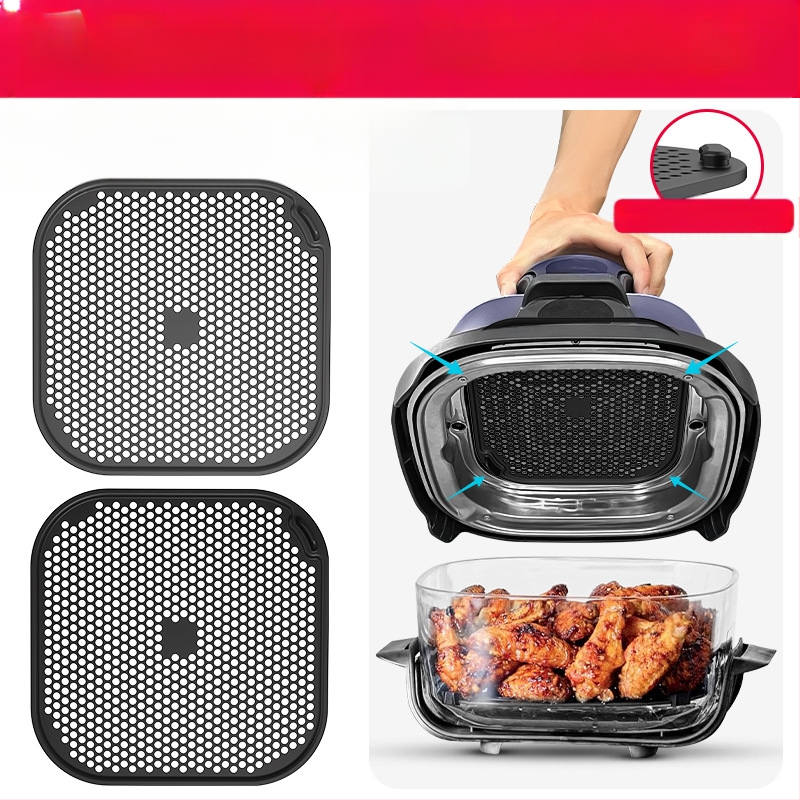 Levegős fritőz kiegészítő: szilikon olajvédő tábla kettős zónás fröccsenés elleni védele Ninja FN101 – anyag: szilikon, modern egyszerű stílus, bevezetés: 2025.3