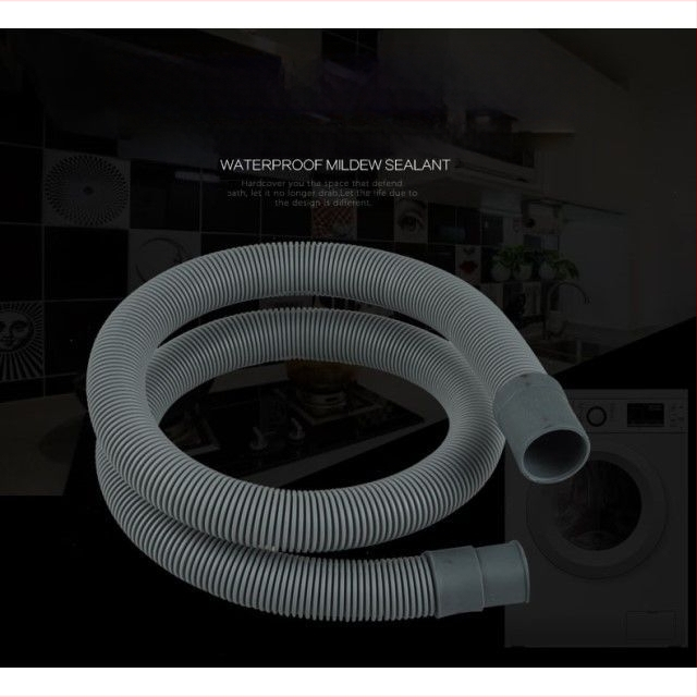 Huxin LMJD dvigubos tiesos išleidimo vamzdis skalbimo mašinei – PVC, nominalus slėgis 2, darbinė temperatūra 20–40°C, įmontuota instaliacija