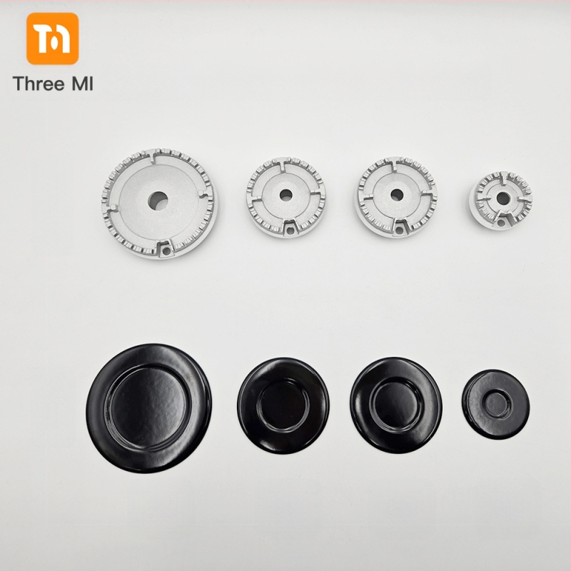 Σιδερένιο κάλυμμα φλόγας για γκάζι + σετ διανομέα φλόγας — εγκατάσταση χειροκίνητη • Μάρκα: threemi • Μοντέλο: Flat fire cover + flame distributor set • Καθαρό βάρος: 500 g