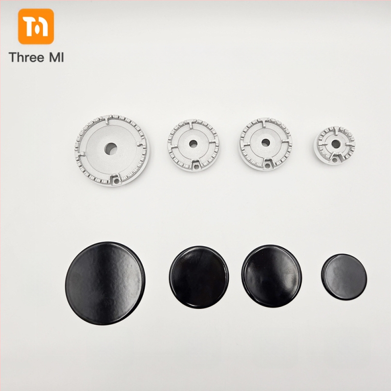 Σιδερένιο κάλυμμα φλόγας για γκάζι + σετ διανομέα φλόγας — εγκατάσταση χειροκίνητη • Μάρκα: threemi • Μοντέλο: Flat fire cover + flame distributor set • Καθαρό βάρος: 500 g