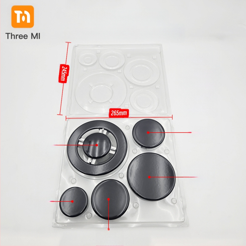 Σιδερένιο κάλυμμα φλόγας για γκάζι + σετ διανομέα φλόγας — εγκατάσταση χειροκίνητη • Μάρκα: threemi • Μοντέλο: Flat fire cover + flame distributor set • Καθαρό βάρος: 500 g