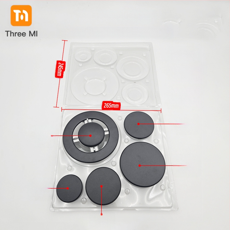 Σιδερένιο κάλυμμα φλόγας για γκάζι + σετ διανομέα φλόγας — εγκατάσταση χειροκίνητη • Μάρκα: threemi • Μοντέλο: Flat fire cover + flame distributor set • Καθαρό βάρος: 500 g