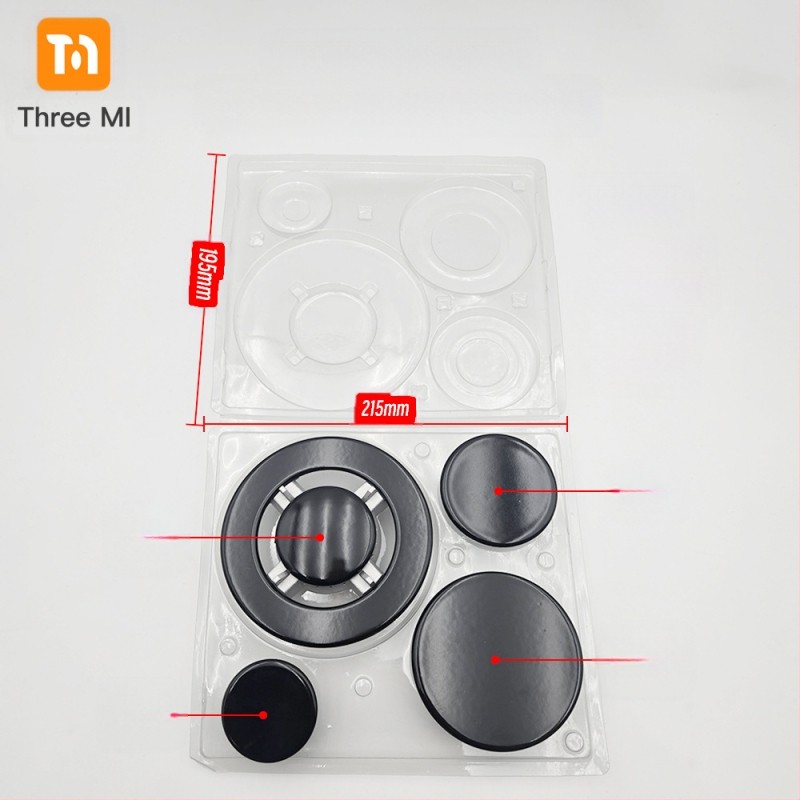 Σιδερένιο κάλυμμα φλόγας για γκάζι + σετ διανομέα φλόγας — εγκατάσταση χειροκίνητη • Μάρκα: threemi • Μοντέλο: Flat fire cover + flame distributor set • Καθαρό βάρος: 500 g