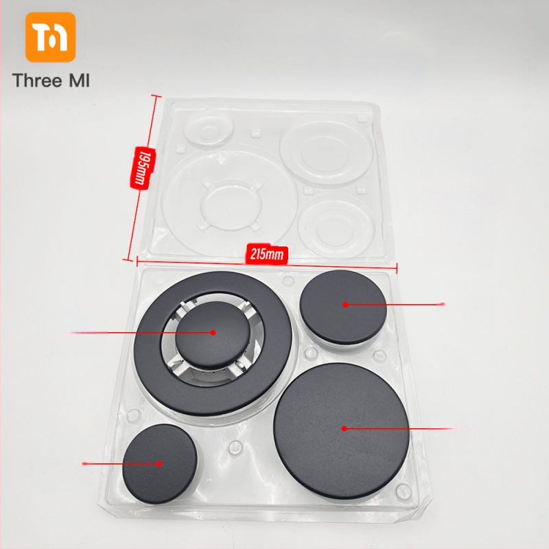 Σιδερένιο κάλυμμα φλόγας για γκάζι + σετ διανομέα φλόγας — εγκατάσταση χειροκίνητη • Μάρκα: threemi • Μοντέλο: Flat fire cover + flame distributor set • Καθαρό βάρος: 500 g