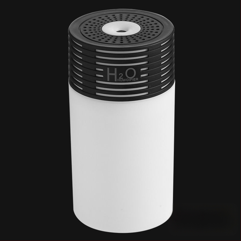 Automobilinis drėkintuvas su aromatizatoriumi ir oro valytuvu, plastikinis korpusas, USB 5V, 2–5W