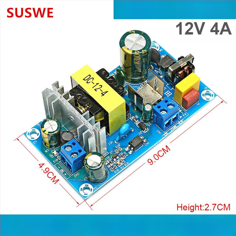 SUSWE Perjungimo maitinimo plokštė sėdynės pagalvėlės šildymui, įmontuotas modulis, išvestis 24V/12V, efektyvumas 88%, svoris 202 g, apsauga lygiu II