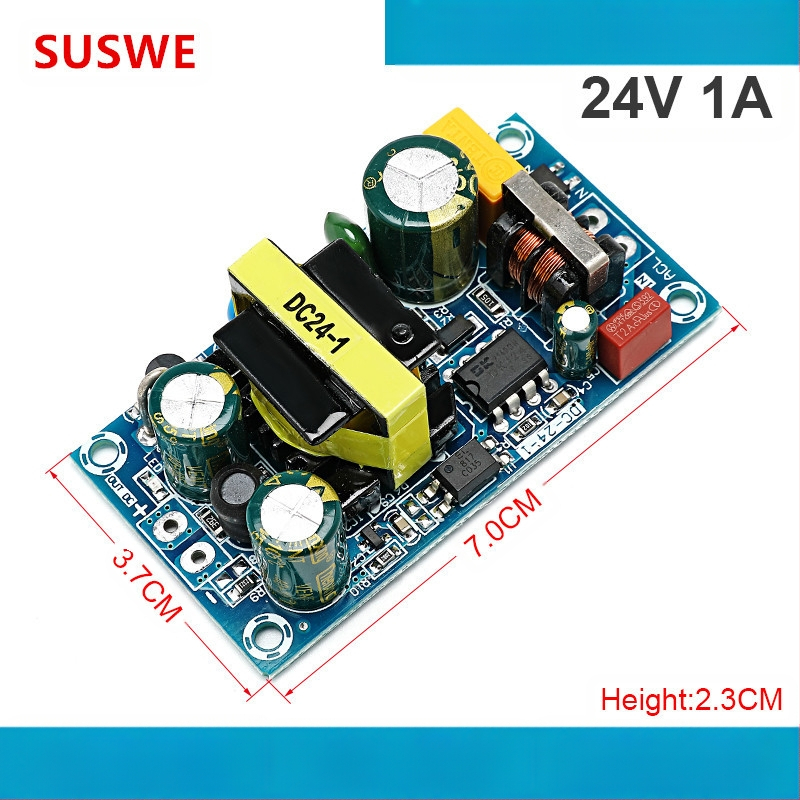 SUSWE Perjungimo maitinimo plokštė sėdynės pagalvėlės šildymui, įmontuotas modulis, išvestis 24V/12V, efektyvumas 88%, svoris 202 g, apsauga lygiu II