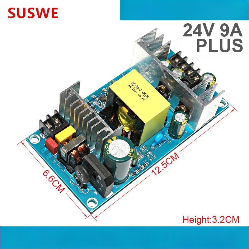 SUSWE Perjungimo maitinimo plokštė sėdynės pagalvėlės šildymui, įmontuotas modulis, išvestis 24V/12V, efektyvumas 88%, svoris 202 g, apsauga lygiu II