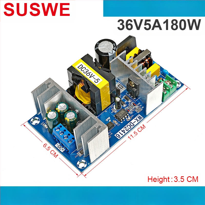 SUSWE Perjungimo maitinimo plokštė sėdynės pagalvėlės šildymui, įmontuotas modulis, išvestis 24V/12V, efektyvumas 88%, svoris 202 g, apsauga lygiu II