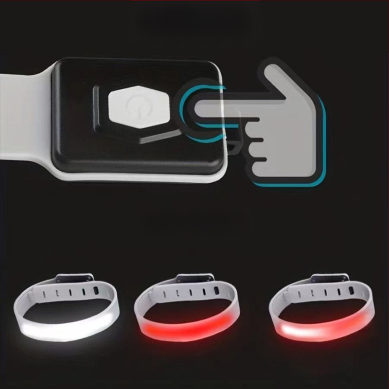 Išorinis mini COB rankų apšvietimas naktiniam bėgimui su Type-C įkrovimu, trys ryškumo lygiai, prakaitui atsparus