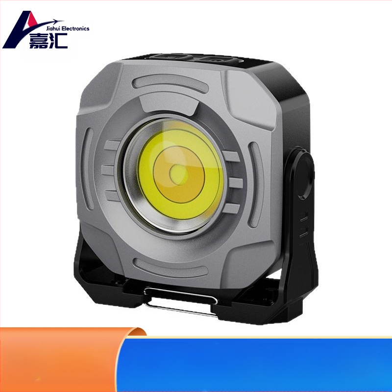 LED φορητό φως για κάμπινγκ και λήψεις, 8W, 3.7V, επαναφορτιζόμενο USB, διακόπτης πατήματος