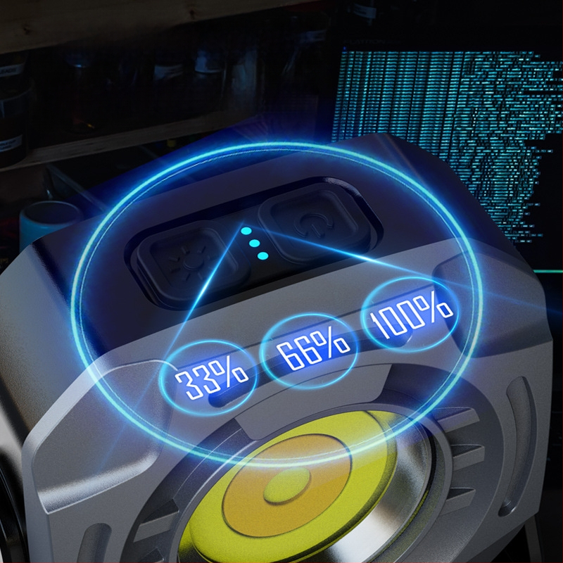 LED преносима ръчна кемпинг лампа за снимане, 8W, 3.7V, USB зареждане