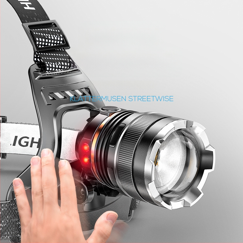 Smiling Shark LED челна лампа, алуминиева сплав, 4400mAh презареждаема батерия, обхват 100–200 м, LED светлинен източник