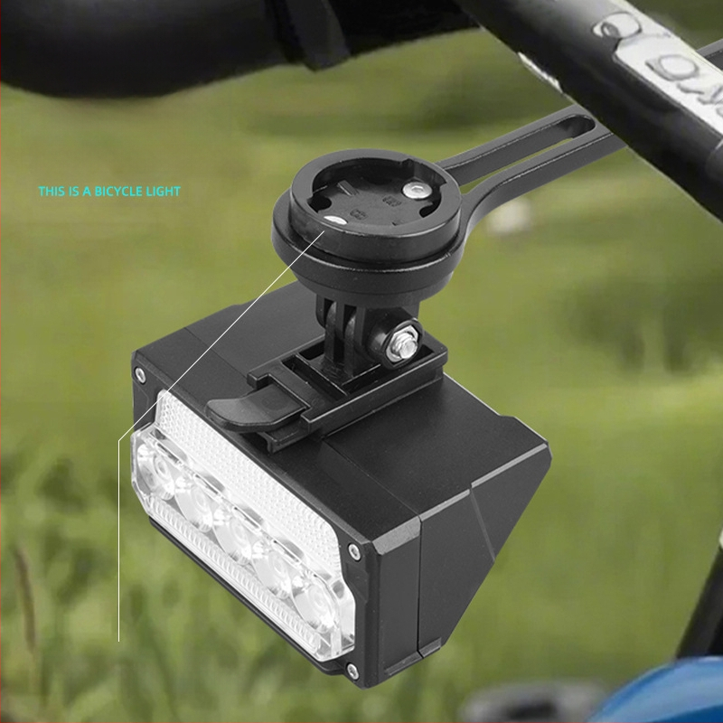 Shark Dragon priekine dviračio lemputė – išmanus šviesos jutiklis, USB įkrovimas, skaitmeninis ekranas, tinka naktiniam važiavimui keliu ir kalnuose