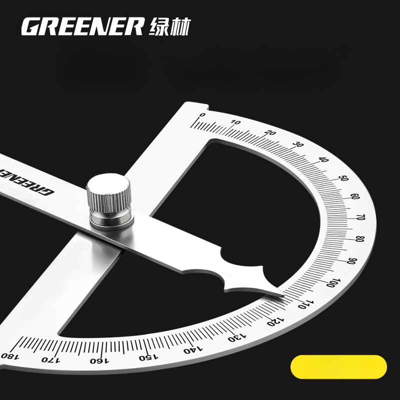 Неръждаема стомана – Регулируема ъгломерна линейка за дърводелство, висока прецизност