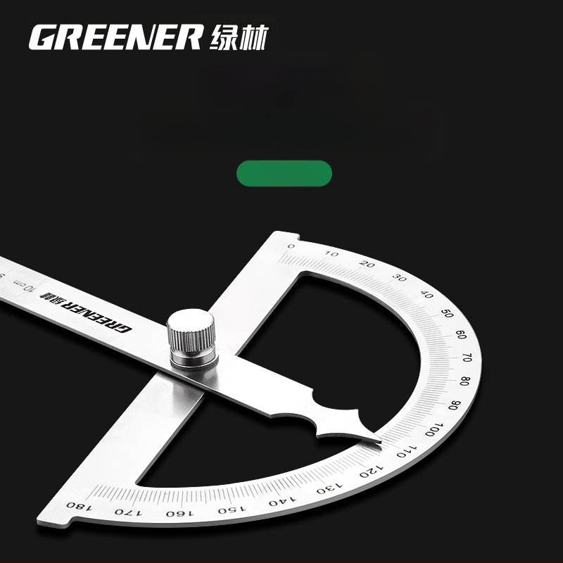 Неръждаема стомана – Регулируема ъгломерна линейка за дърводелство, висока прецизност