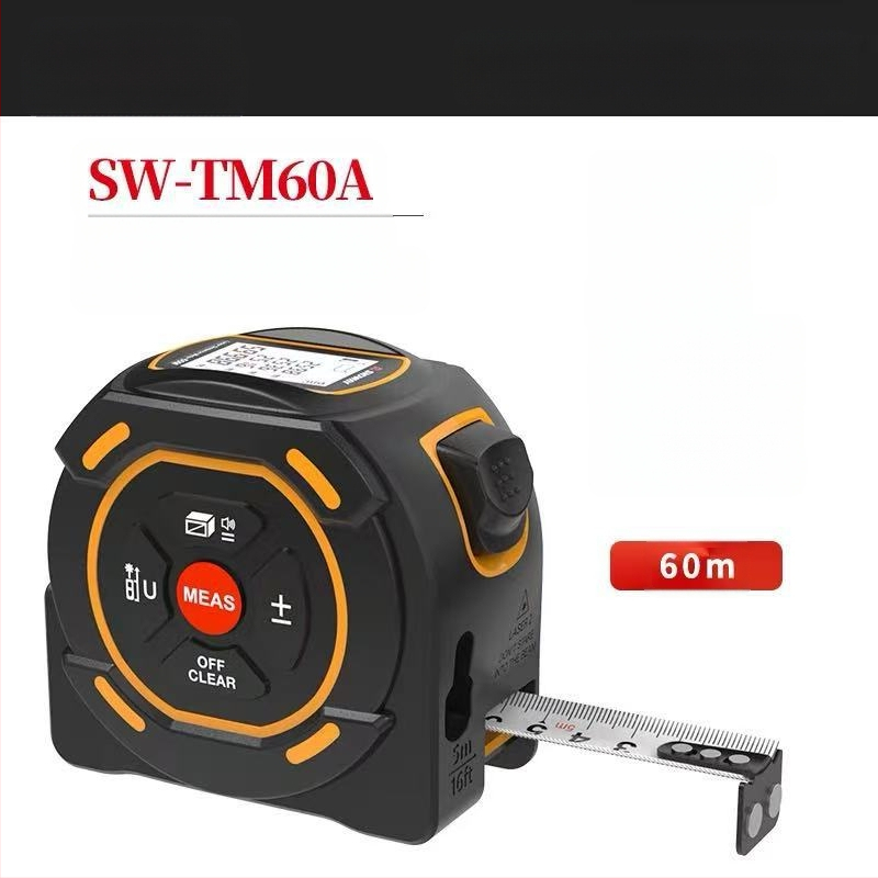 Laserski mjerač udaljenosti SW-TM60, serija SW-TM60, domet 40–60 m, točnost ±2, napajanje 1.5V AA×2