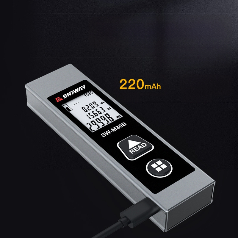 SW-M30A laserski mjerač udaljenosti, ručni infracrveni mjerni uređaj, raspon mjerenja 0,05–30 m, točnost ±5 mm + d×1/10000