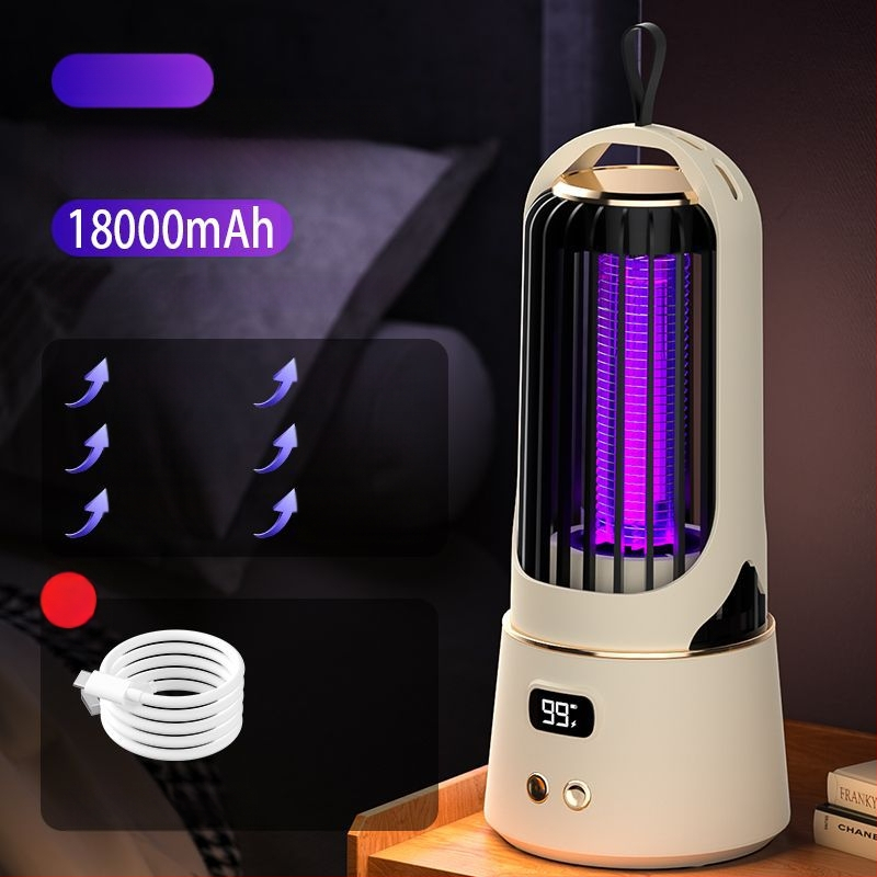 Električni ubojica komaraca za kućnu upotrebu, tih rad, pokrivenost do 10 m², ručni električni šok, bez ugrađene baterije