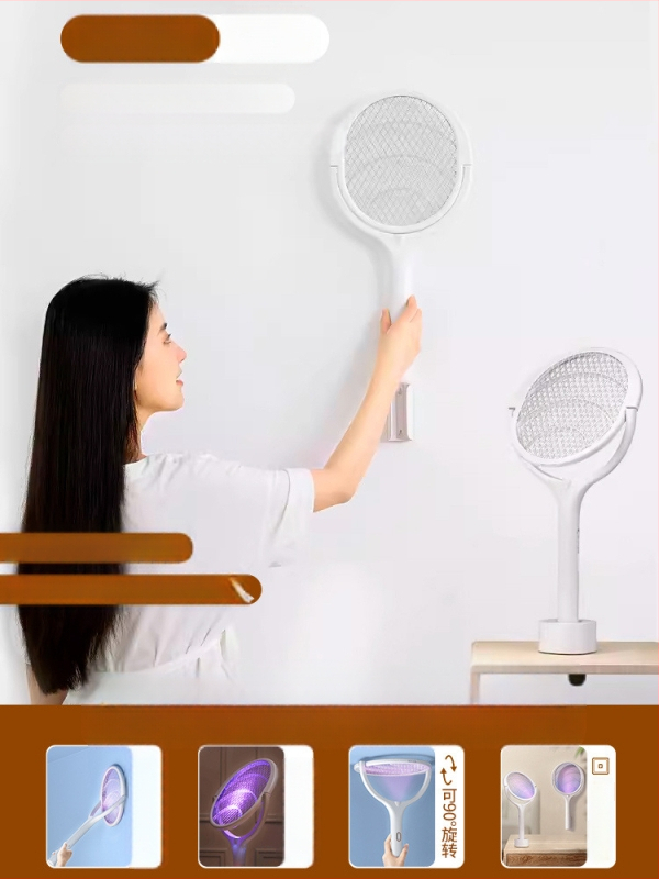 Elektrinis uodų plaktukas su reguliuojamu kampu, pasukamu ir teleskopiniu dizainu, ABS, Anne diary