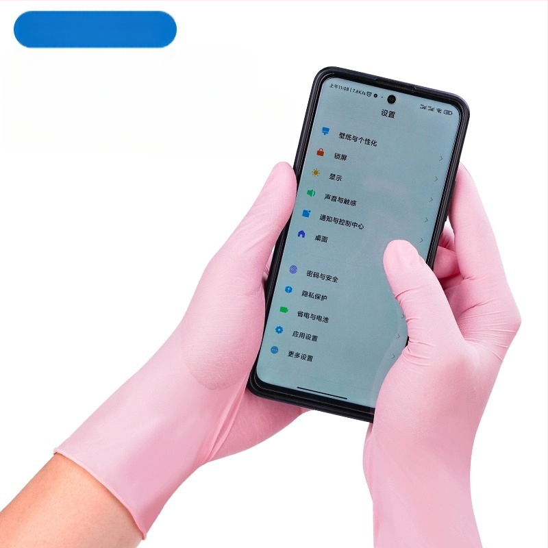 Vienkartinės pirštinės Yingke Medical maisto gamybai ir namų tvarkymui, maisto kokybė, svoris 3.5