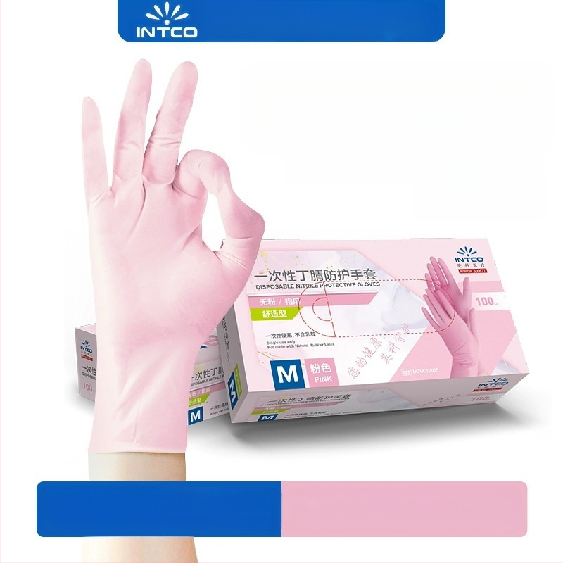 Vienkartinės pirštinės Yingke Medical maisto gamybai ir namų tvarkymui, maisto kokybė, svoris 3.5