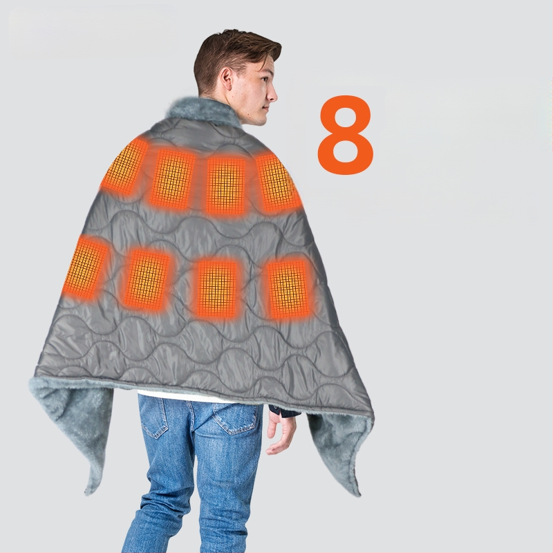 USB maitinama elektrinė antklodė, 5V, 10W, 3 režimai arba automatinis temperatūros reguliavimas, tinka viengulėms arba dvigulėms lovoms.