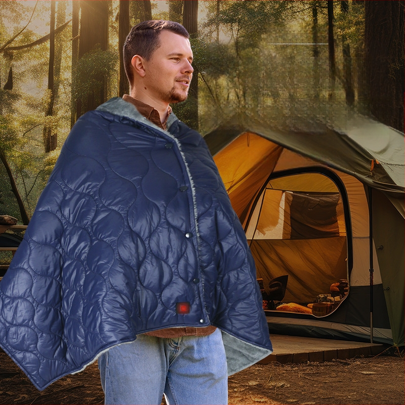 USB maitinama elektrinė antklodė, 5V, 10W, 3 režimai arba automatinis temperatūros reguliavimas, tinka viengulėms arba dvigulėms lovoms.