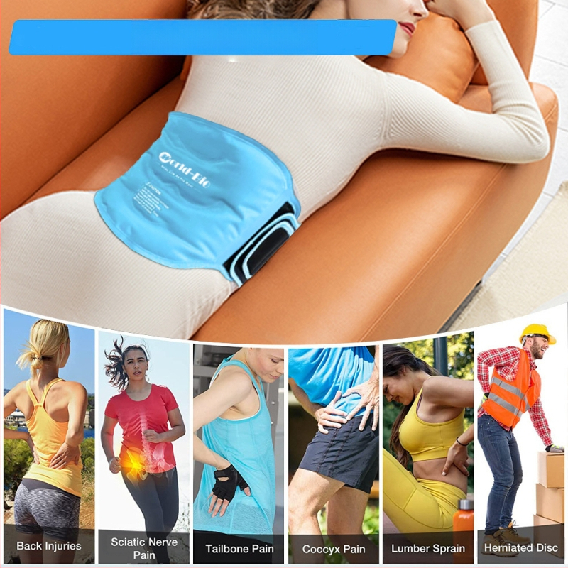 Ledus spilventiņš jostas vietai worldbio | Materiāls: Nits spinning | Pildījums: Gel | Stils: Minimālistisks