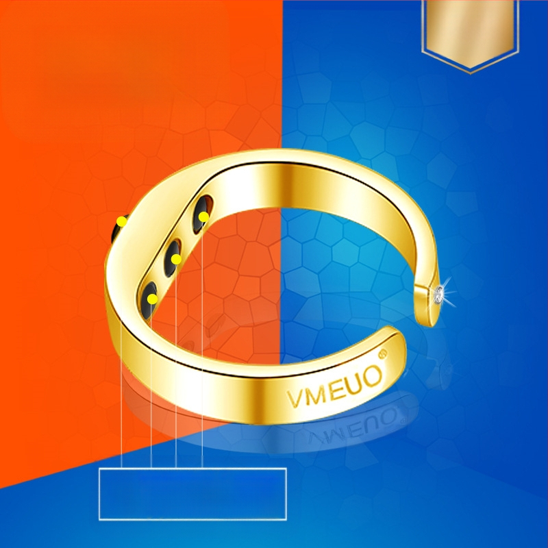 Brățară metalică VMEUO, cu text, design simplu, unisex