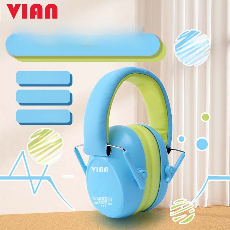 Garso izoliacijos ausų apsauga mokiniams ir vaikams – triukšmo sumažinimas, 24 dB, ABS+PU+putplastis