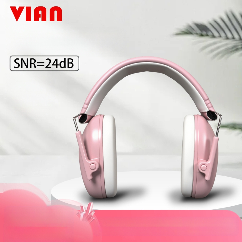 Garso izoliacijos ausų apsauga mokiniams ir vaikams – triukšmo sumažinimas, 24 dB, ABS+PU+putplastis