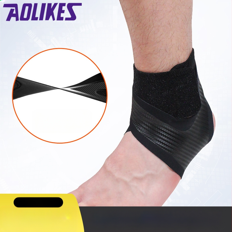 AOLIKES kulkšnies apsauga sportui, nailono-spandekso-poliesterio pluoštas, tinkama krepšiniui