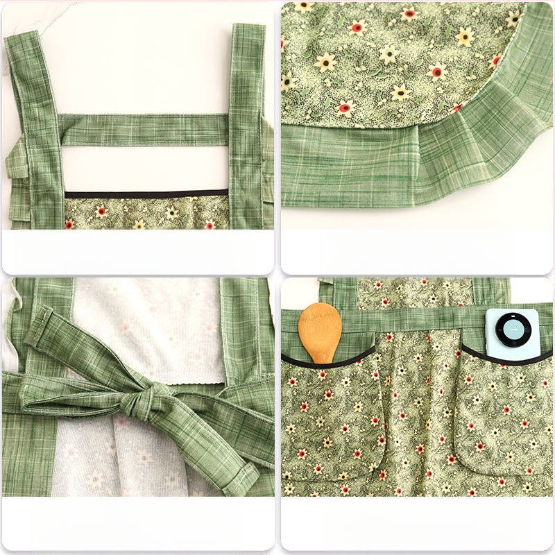 Haojin Vászon Ujjatlan Kötény – Anti-Folt, Konyhai Munkaruha, Divatos, Légáteresztő