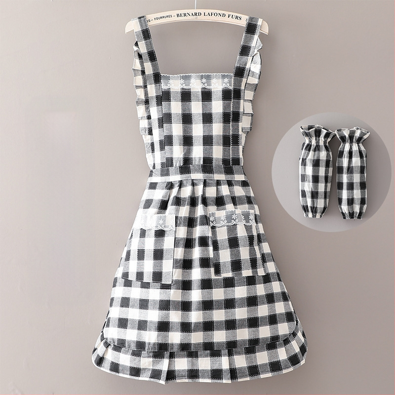 Haojin Vászon Ujjatlan Kötény – Anti-Folt, Konyhai Munkaruha, Divatos, Légáteresztő