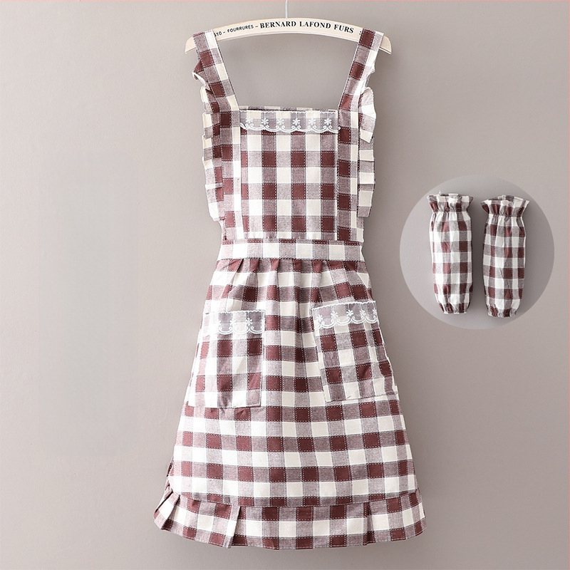 Haojin Vászon Ujjatlan Kötény – Anti-Folt, Konyhai Munkaruha, Divatos, Légáteresztő