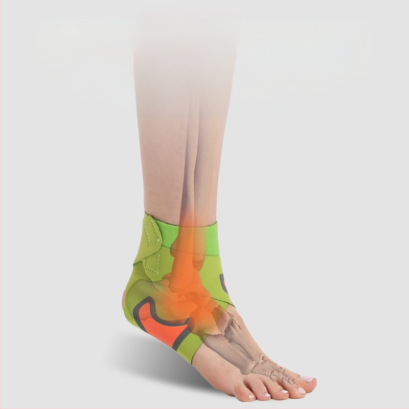 Kulkšnies apsauga su kompresija – plonas dizainas, universalus, tinkama krepšiniui ir bėgiojimui, medžiaga SBR, kategorija: kulkšnies apsauga