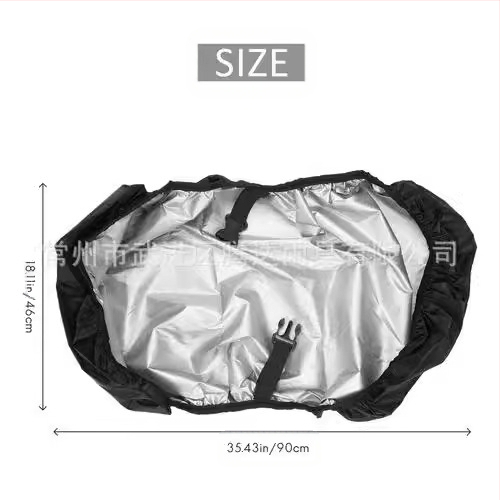 Lietus pārsegs sēdekļa spilventiņam elektriskajiem ratiem vecākiem un cilvēkiem ar invaliditāti; putekļu un ūdensnecaurdzīgs; elastīgs apvalks; materiāls Oxford audums/polyster tafta; logotipa druka iespējama.