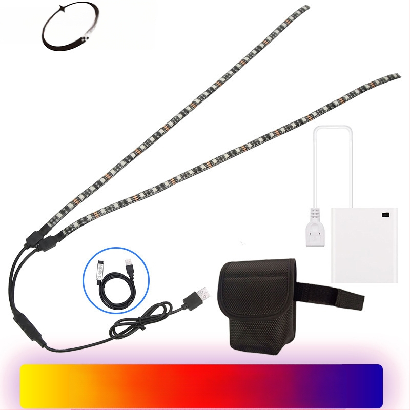 LED juosta paspirtukui – 30×5050 LED, įvestis 4.5V, 120° spindulys, model SM-W5050BS30-F5