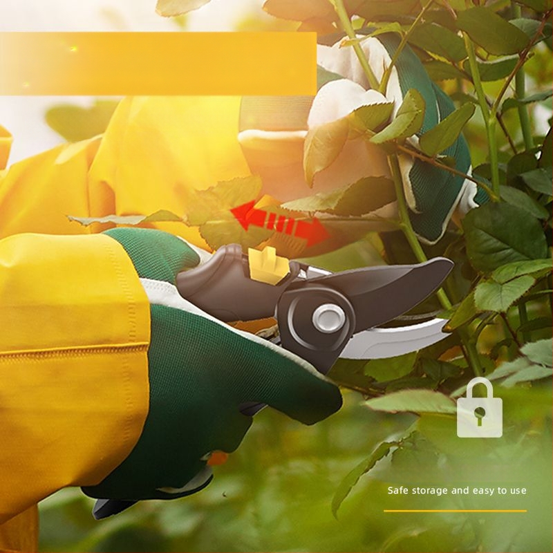 Deli ножици за подрязване със стоманени ножове SK-5, PP дръжки, за подрязване на клонки и плодни дървета