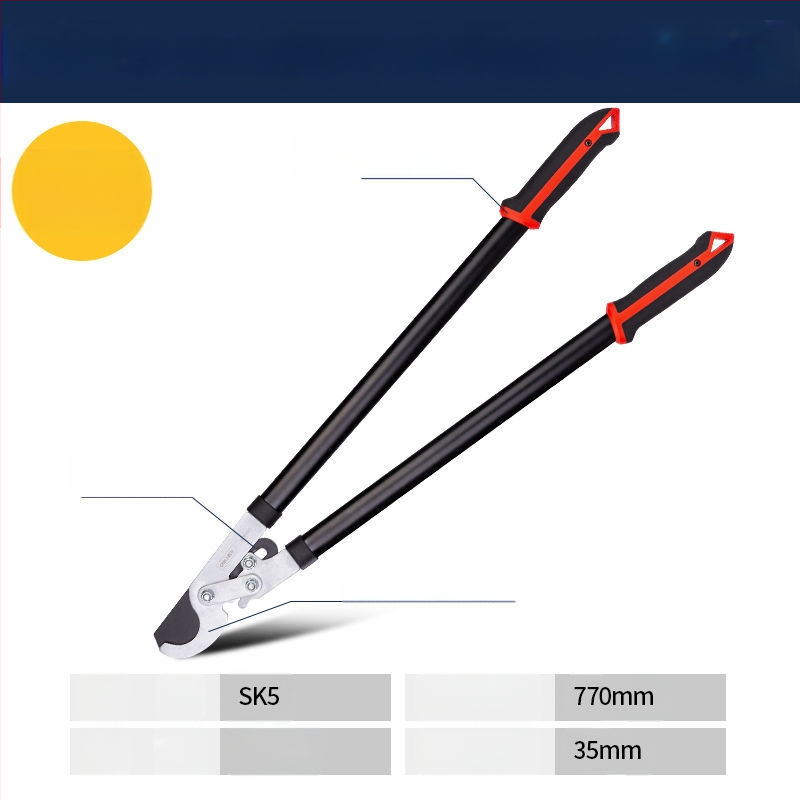 Deli ножици за подрязване със стоманени ножове SK-5, PP дръжки, за подрязване на клонки и плодни дървета