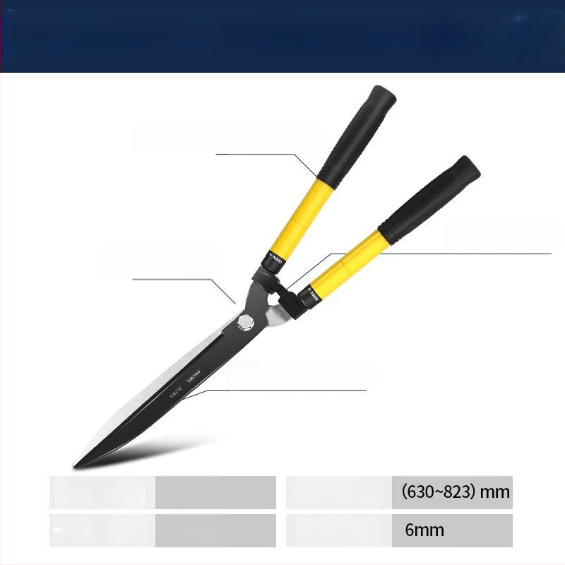 Deli ножици за подрязване със стоманени ножове SK-5, PP дръжки, за подрязване на клонки и плодни дървета