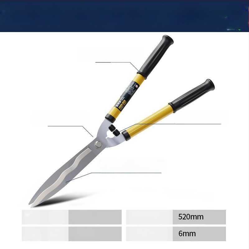 Deli ножици за подрязване със стоманени ножове SK-5, PP дръжки, за подрязване на клонки и плодни дървета